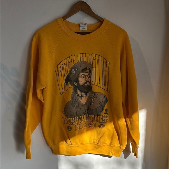 West Virginia Yellow Sweater - Picture 1 of 4